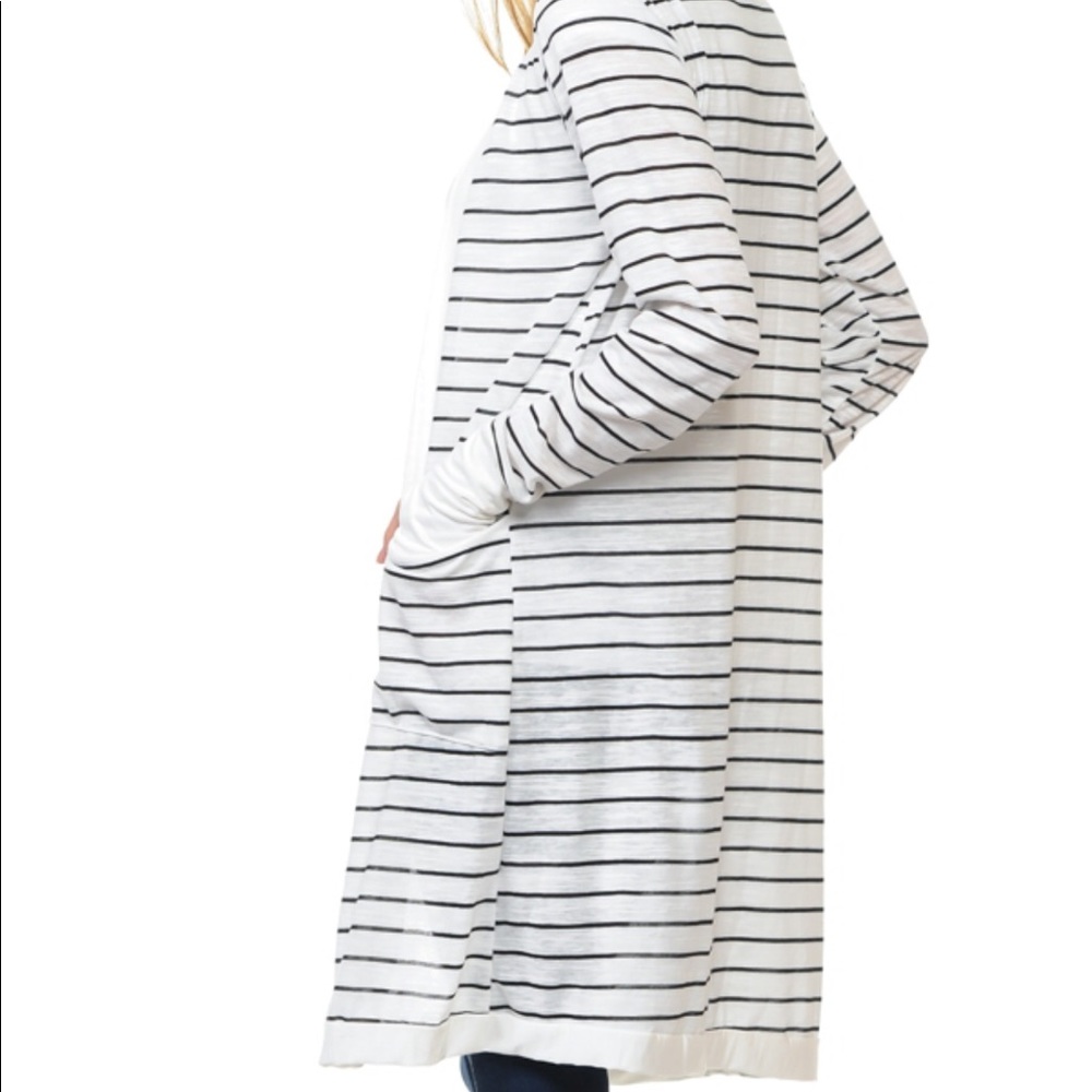 ❗️LAST ONE LARGE ❗️Open Cardigan with Thumb Hole - Picture 4 of 6